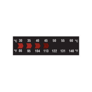 DIGITEMP HORIZONTAL SINGLE COLOR REVERSIBLE THERMOMETER RANGE: 86-140F (10 PACK)