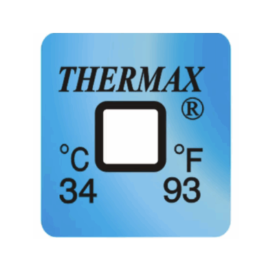 THERMAX SINGLE LEVEL IRREVERSIBLE LABELS 34C (50/PACK)