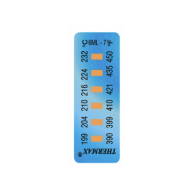 THERMAX 6 LEVEL MINI IRREVERSIBLE STRIP RANGE 7: 390-450F (10 PACK)