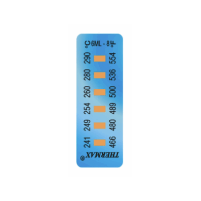 THERMAX 6 LEVEL MINI IRREVERSIBLE STRIP RANGE 8: 466-554F (10 PACK)