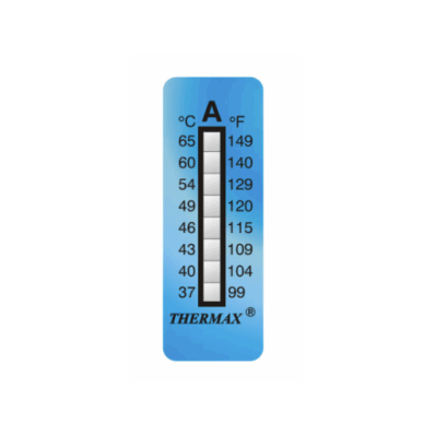 THERMAX 8 LEVEL IRREVERSIBLE STRIP RANGE A 37-65C (10 PACK)