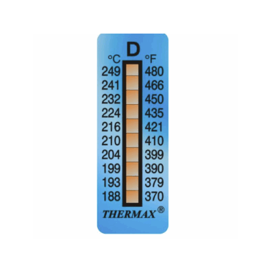 THERMAX 10 LEVEL IRREVERSIBLE STRIP RANGE D 370-480F (10 PACK)