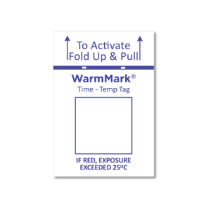 WarmMark Mini Ascending Time-Temperature Indicator (8C/46F) Single Window 2Hr Run-out
