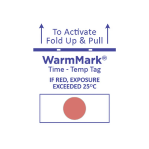 WarmMark Mini Ascending Time-Temperature Indicator (25C/77F)